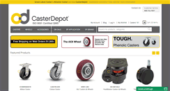 Desktop Screenshot of casterdepot.com